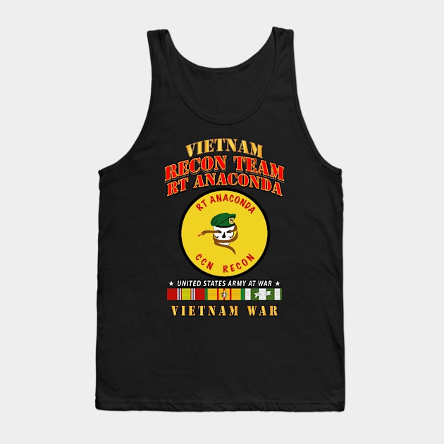 Recon Team - RT Anaconda - Vietnam War w VN SVC Tank Top by twix123844